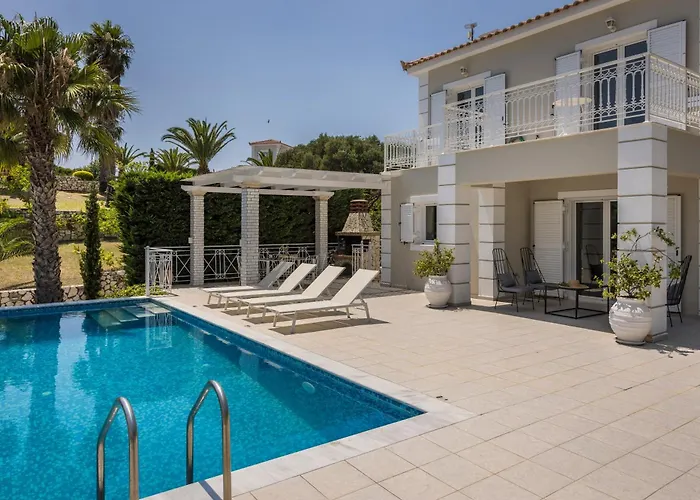 Sea View Kefaloniaprivatevillas Вилла Каравадос